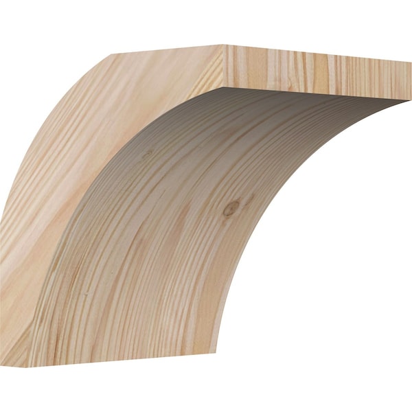 Ekena Millwork 5 1/2"W x 6"D x 6"H Thorton Smooth Knee Brace, Douglas Fir BRC06X06X06THR00SDF - main